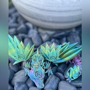 3D printed Articulated Rose Dragon